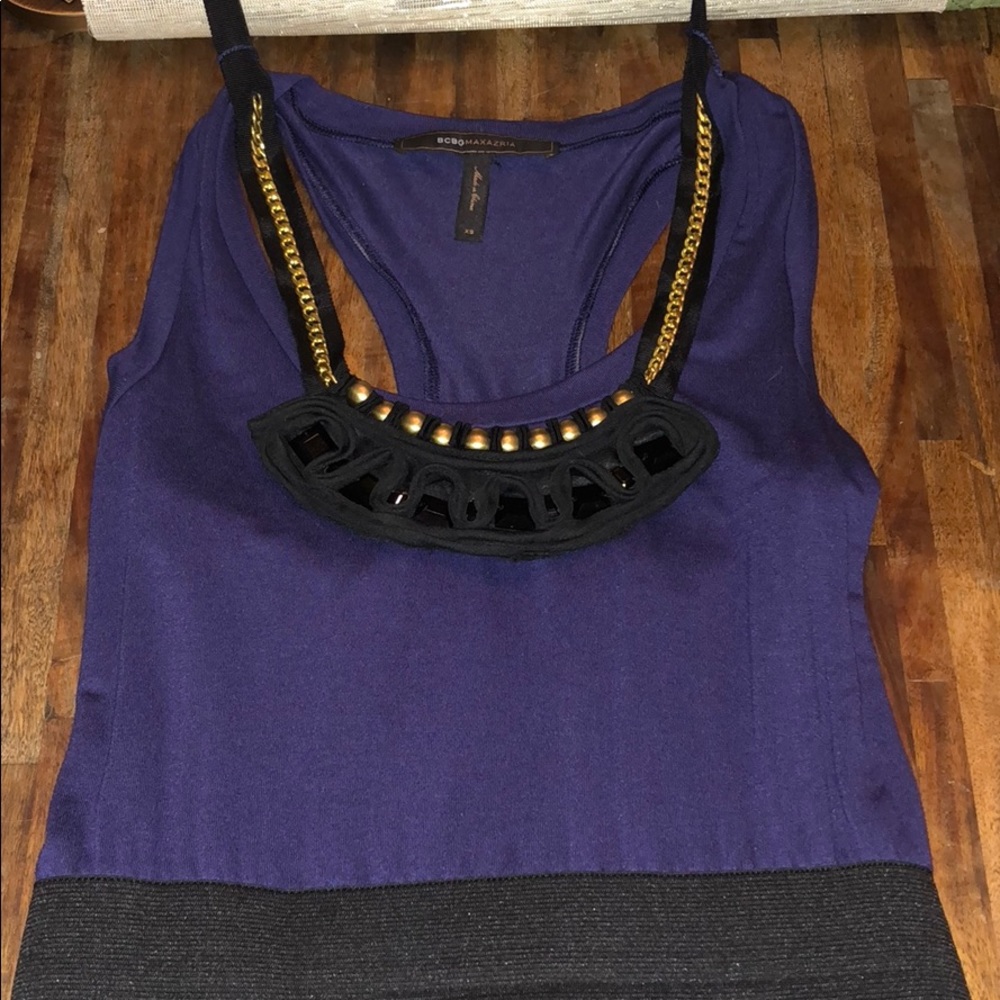 BCBG MAXAZRIA baby dress with necklace